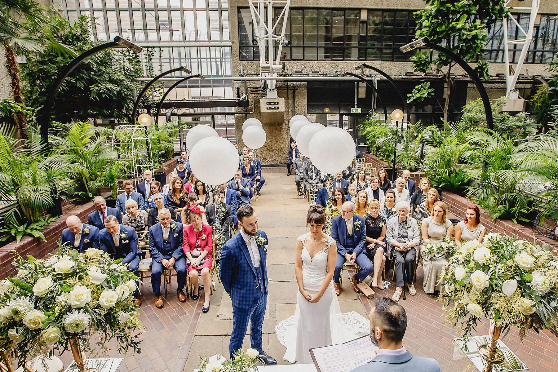 barbican conservatory wedding photography