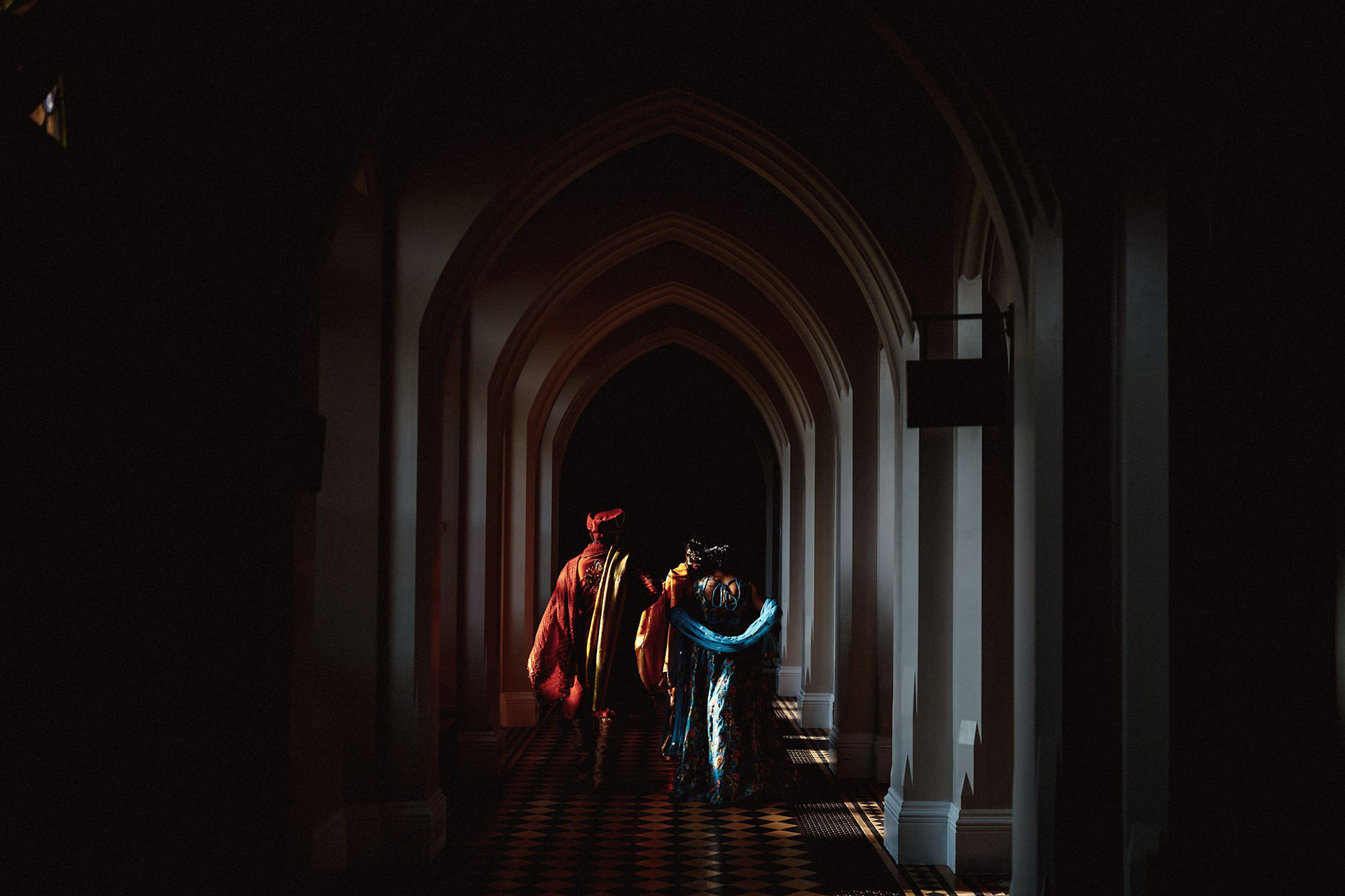 nice light in the corridors of the abbey