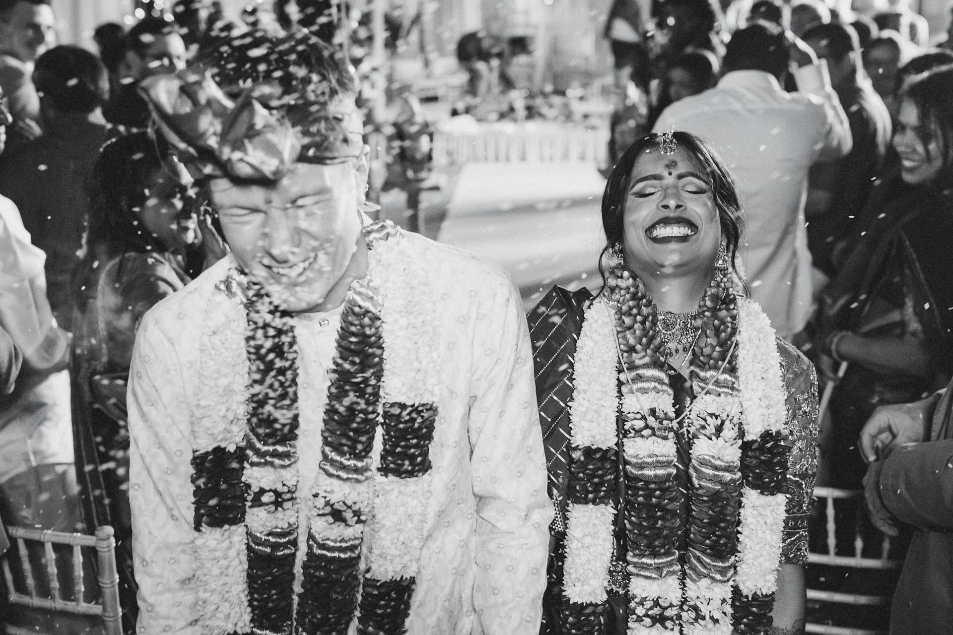 confetti at hindu wedding