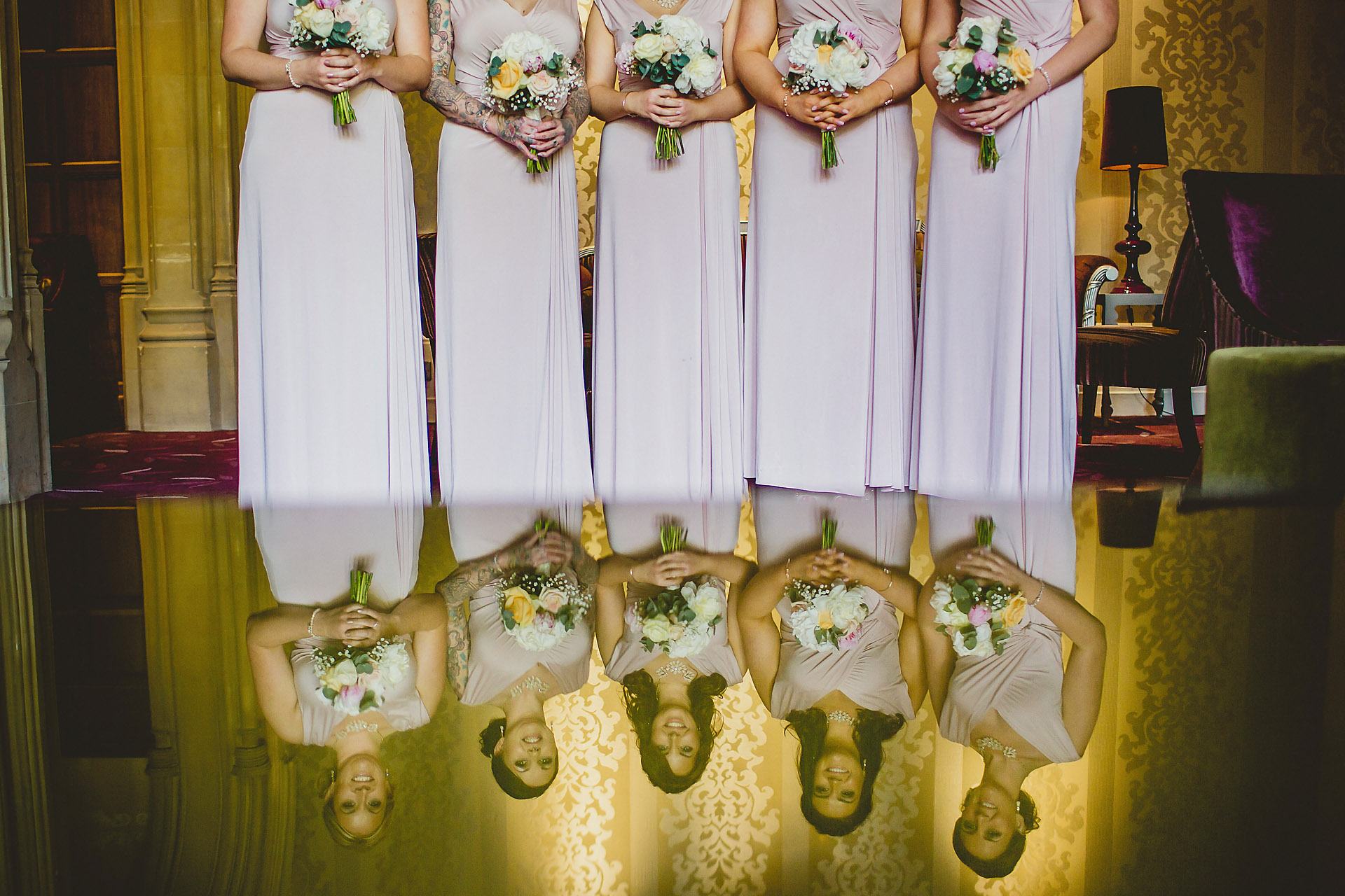 bridesmaids reflection