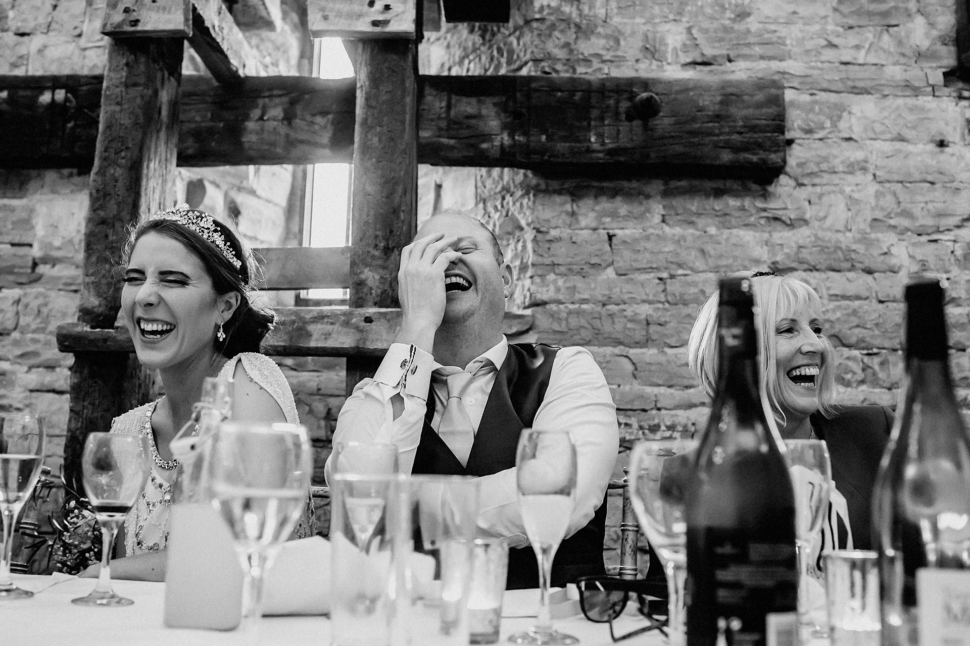 groom laughing 
