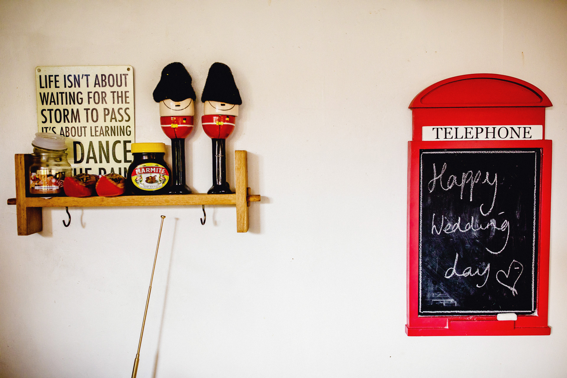 wedding day chalkboard