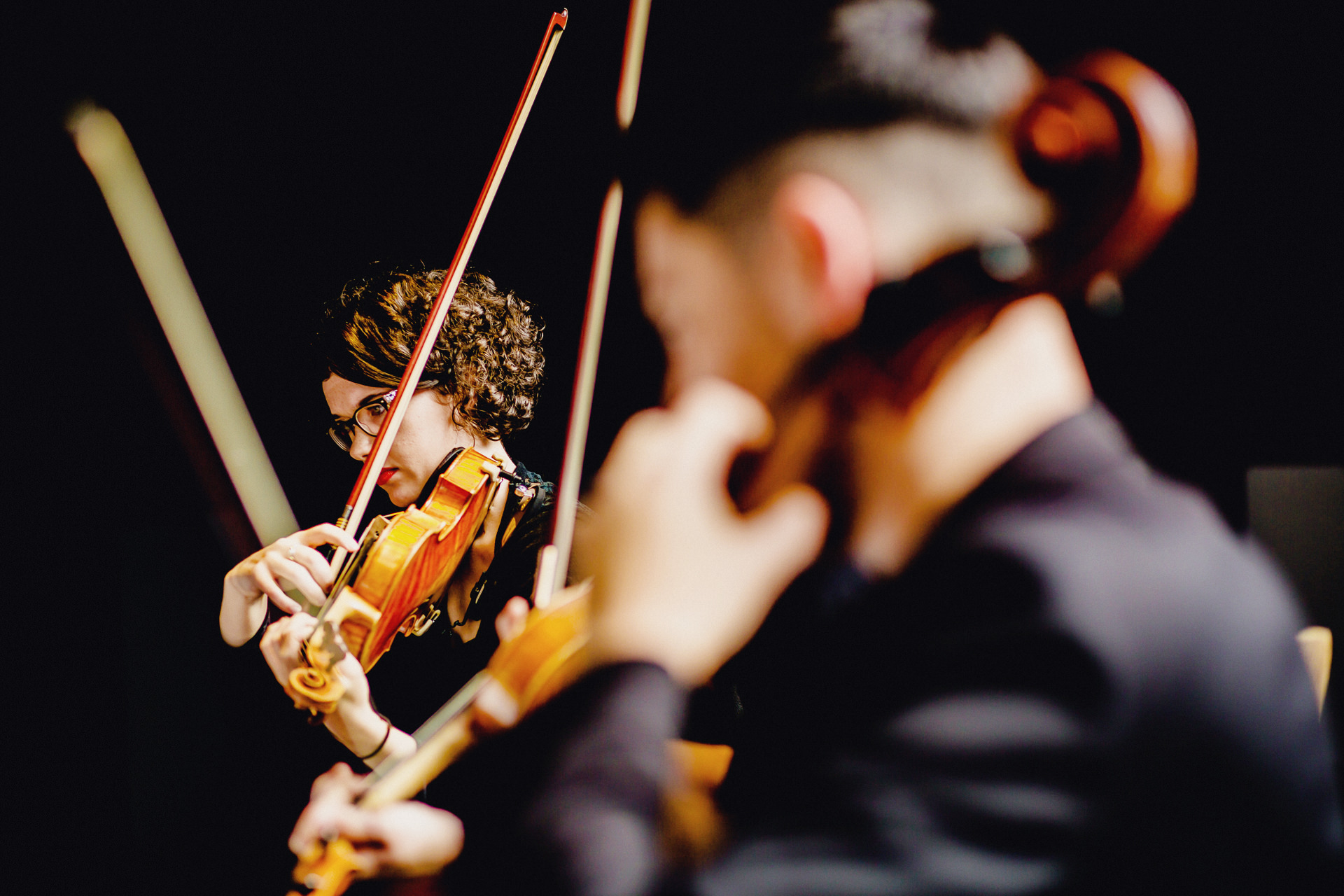 violins, string quartet