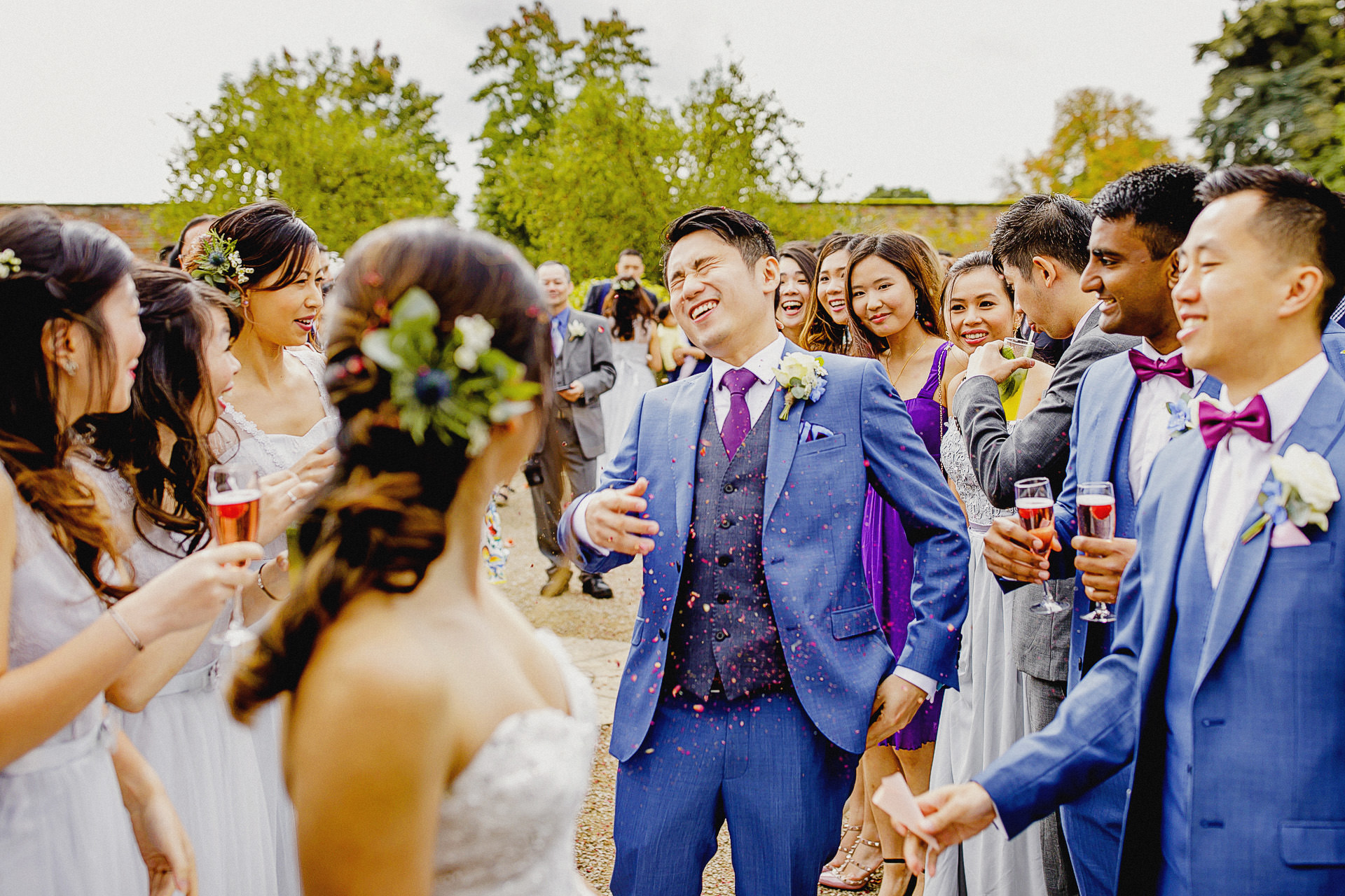 photography of wedding at combermere abbey