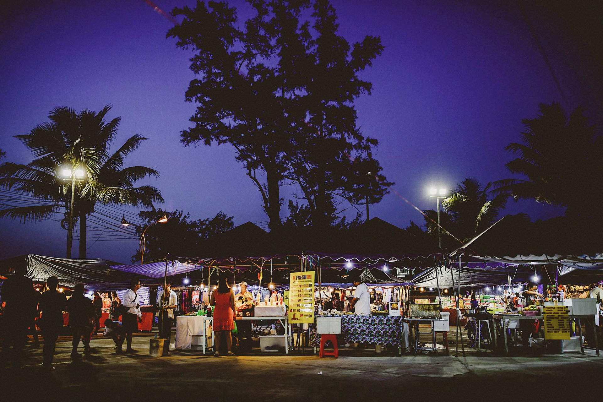 night market at karon beach