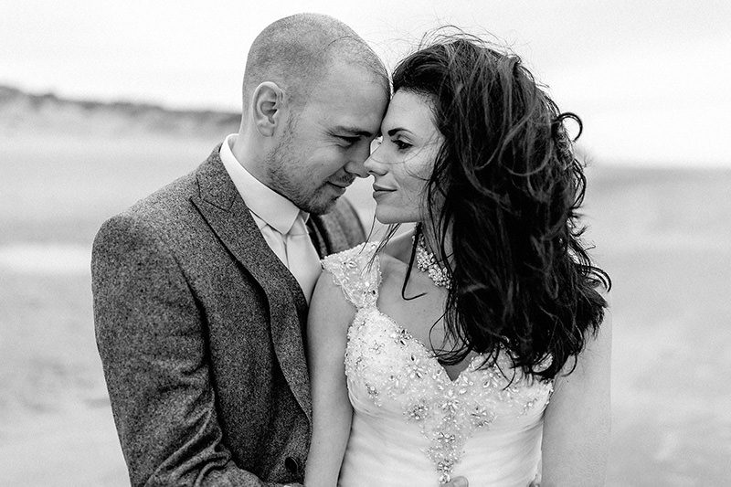 a post wedding photoshoot in Formby, Liverpool