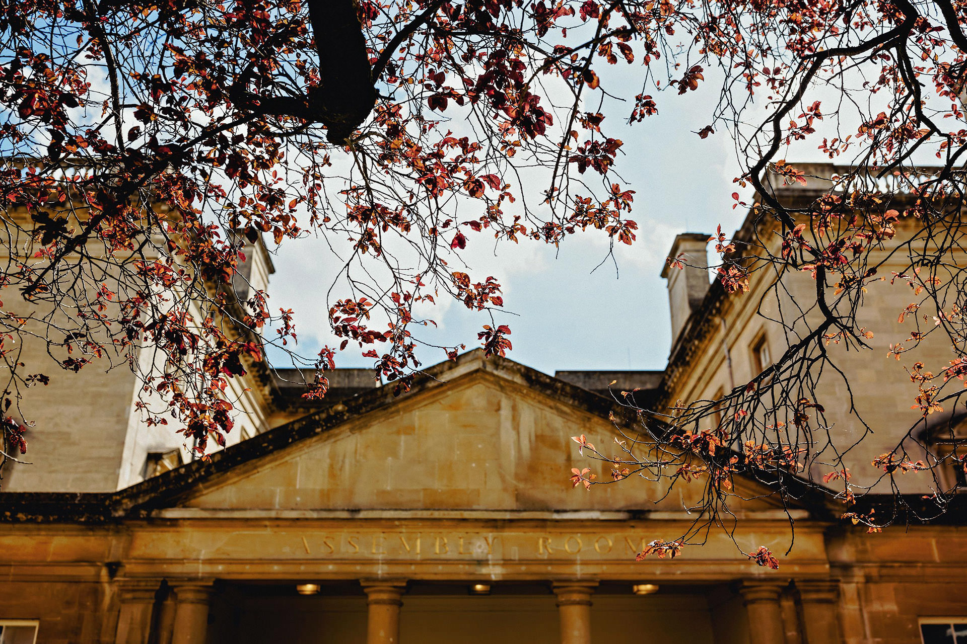 assembly rooms in bath, wedding photography, summer day
