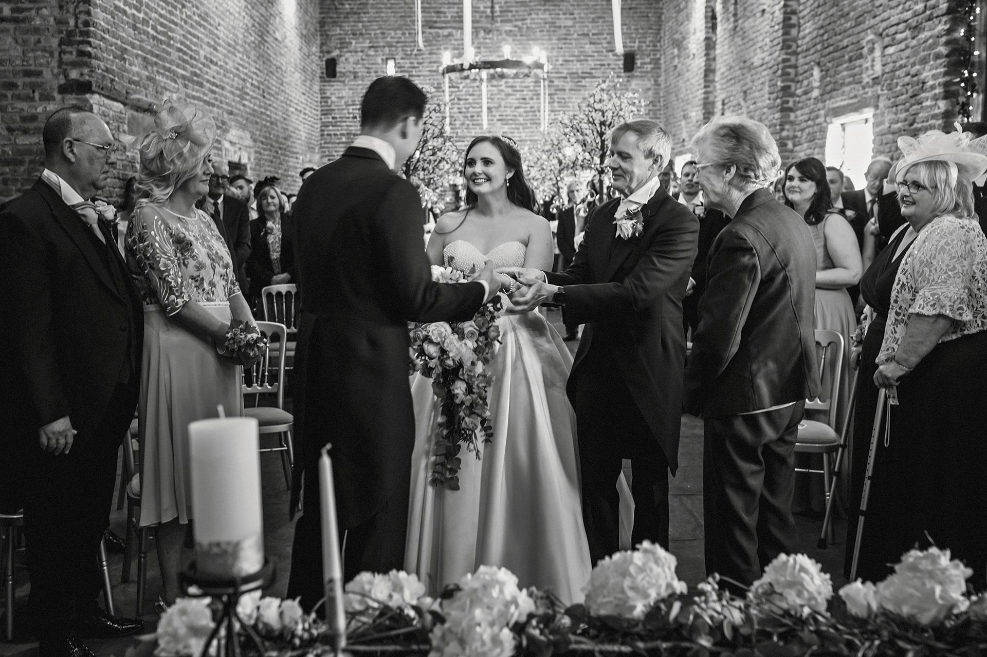 tithe barn wedding in southport
