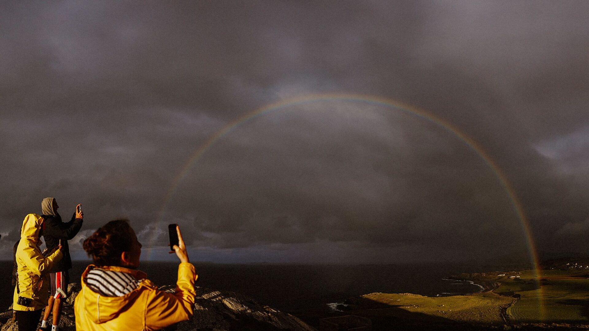 rainbow at malin head