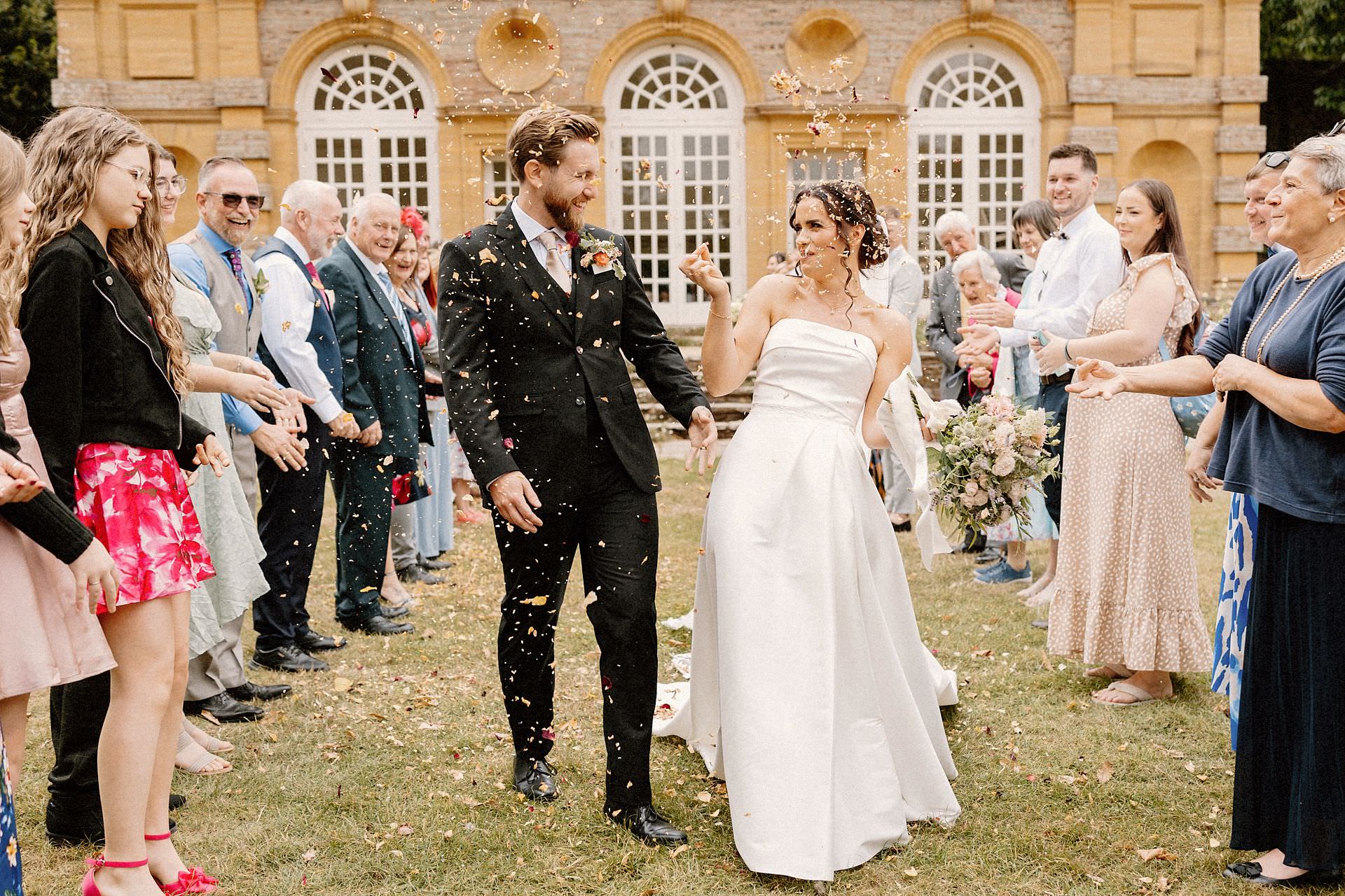 a wedding at hestercomb gardens